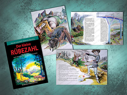 ILLUSTRATION |  Rübezahl, eine moderne Erzählung von Jörg v. Liebenfelß, Kinderbuch, Bilderbuch