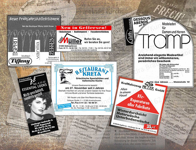 ANZEIGEN 2 | Anzeigen für verschiedene Kunden - auch in Verbindung mit den Zeitungen Gellersen aktuell und Heidespiegel