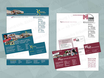 Corporate Identity | Geschäftsausstattung für ein Messeunternehmen, Fitness "Bodystyle" und Multimedia-Messe