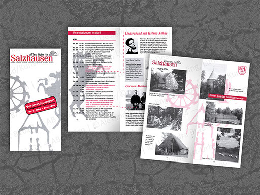 Broschüre | Veranstaltungsheft für eine Stadt im Touristenbereich "Lüneburger Heide"