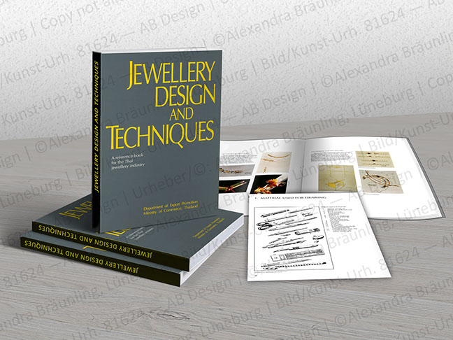 Broschüren aller Art, Fachbücher, oder wie hier ein Handbuch für angehende Juweliere,EU-Produktion