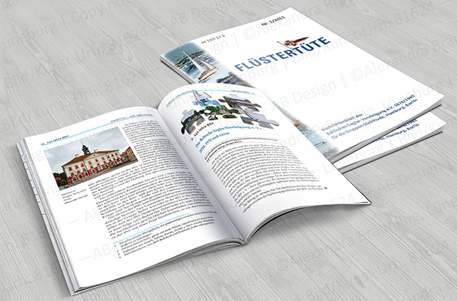 Covergestaltung und Layout von Printprodukten aus dem Verlagswesen: Jubiläumsbroschüre eines national agierenden Sportvereins